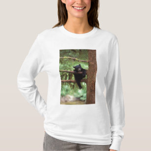 Camiseta Ursus americanus, filhote de uma árvore