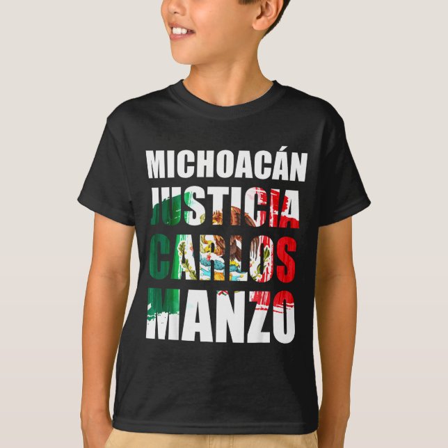 Camiseta Uruapan Michoacán México, Carlos Manzo, Mexicans M (Frente)