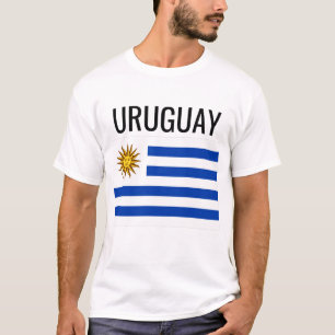 Camiseta Uruguai // Bandeira Nacional do País Mundial