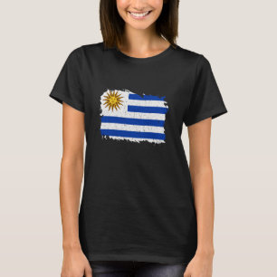 Camiseta Uruguai Flag Raízes uruguaias Vintage Imprensa do 