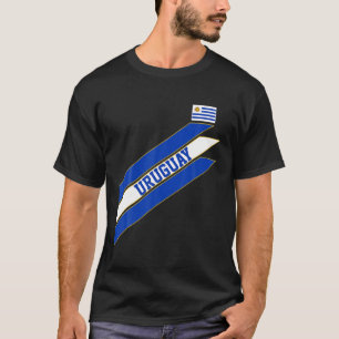 Camiseta Uruguai Futebol Apoiante Visitante Uruguai Socce