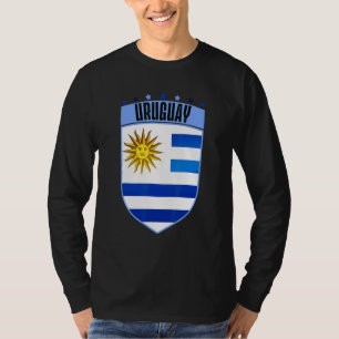 Camiseta Uruguai Futebol Apoiante Visitante Uruguai Socce