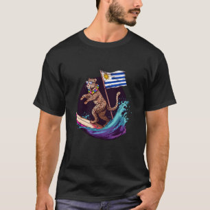 Camiseta Uruguai Surf Leão Raízes Uruguaio Uruguaio 