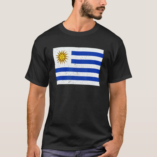 Camiseta Uruguayan Uruguay Flag Pride Uruguayan Flag 1 (Frente)