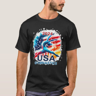 Camiseta US 2024 Games United States Gymnastics America 20