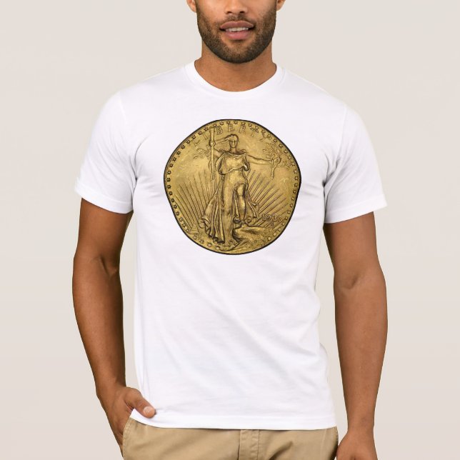 CAMISETA US$ 20 PIECE DOURADA (Frente)