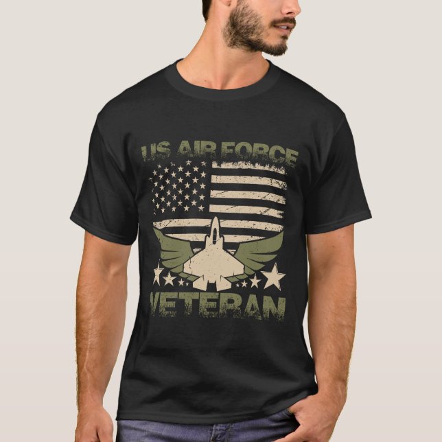 Camiseta US Air Force Veteran (Frente)