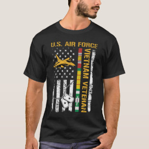 Camiseta US Air Force Vietnam Veteran, USAF Veteran, EUA Fl