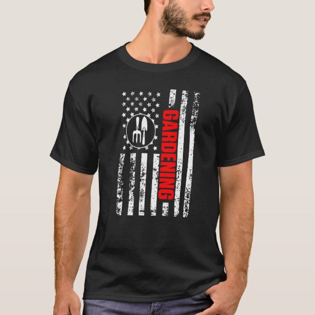 Camiseta US American Flag Hobby at your House Patriotic Gar (Frente)