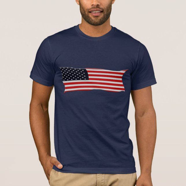 Camiseta US AMERICAN US FLAG Series (Frente)