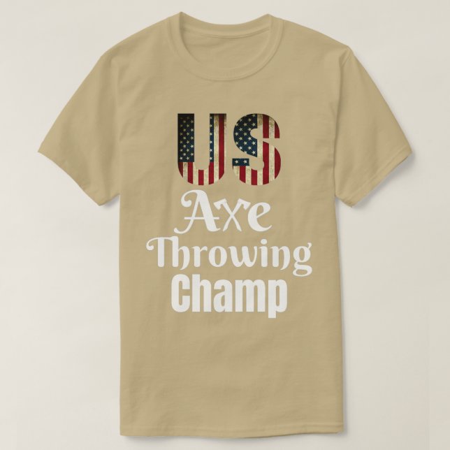 Camiseta US Ax Throwing Champ Classic (Frente do Design)