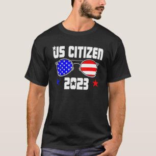 Camiseta US CITIZEN 2023 EUA Bandeira Orgulhosa do Cidadão 