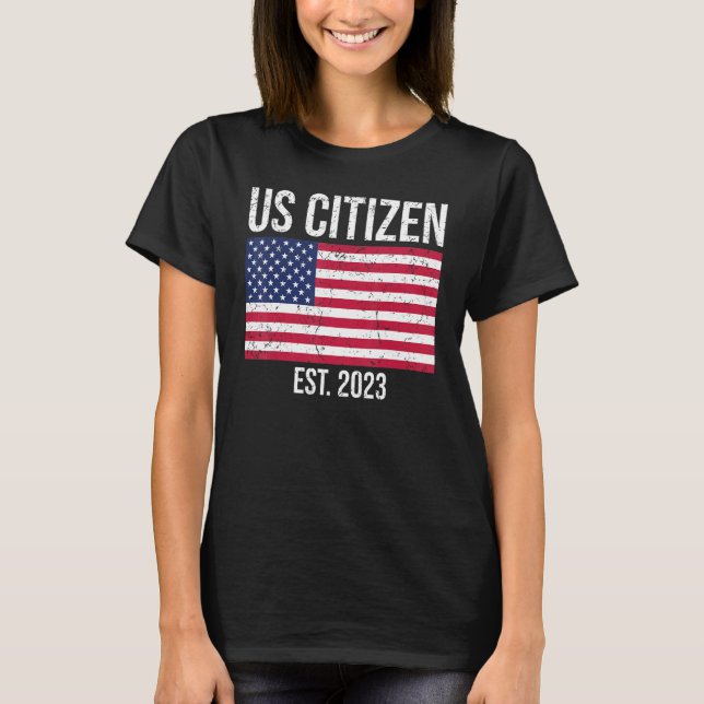 Camiseta US Citizenship Decoration American New USA Citizen (Frente)