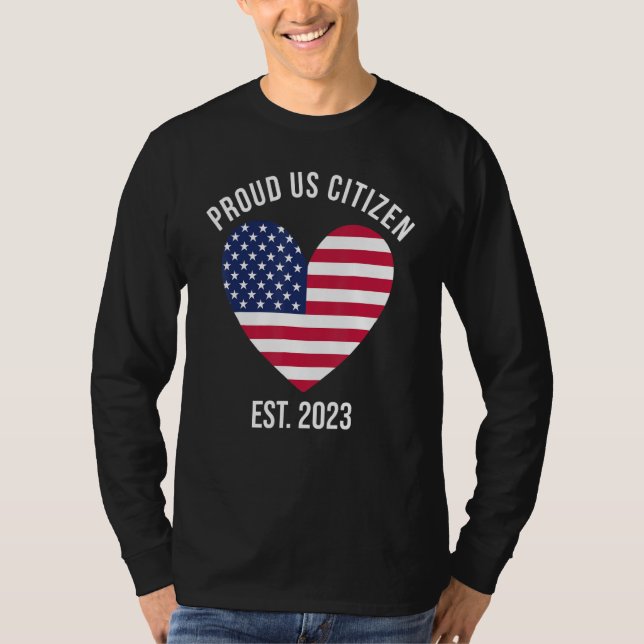 Camiseta US Citizenship Decoration American New USA Citizen (Frente)