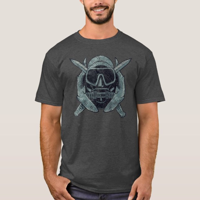 Camiseta US Combate Diver Insignia (Frente)