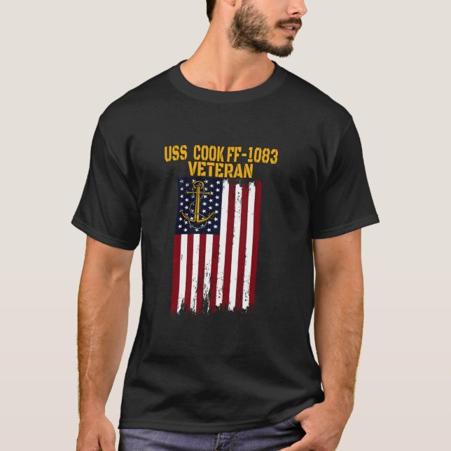 Camiseta US Cook FF 1083 Frigate Veterans Day (Frente)