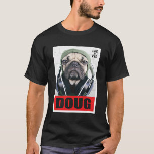 Camiseta Us Doug The Pug Fones de ouvido 01