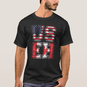 Camiseta Us Eh American Canadian Memory Cote