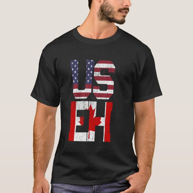 Camiseta US EH - Bandeira do Canadá (Frente)