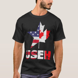 Camiseta US EH Funny Canada Flag Americano