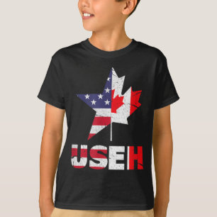 Camiseta US EH Funny Canada Flag Americano