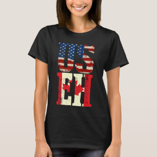 Camiseta US EH Funny Canada Flag Canadian Memo Quo