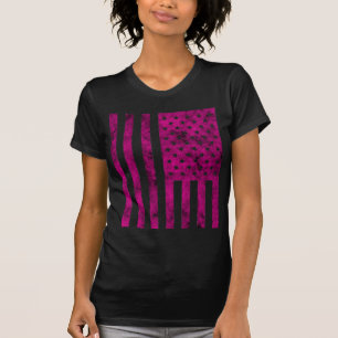 Camiseta US EUA American Flag Grunge