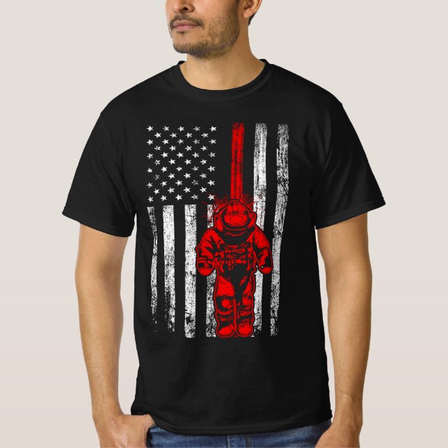 Camiseta US Flag EOD Tech (Frente)
