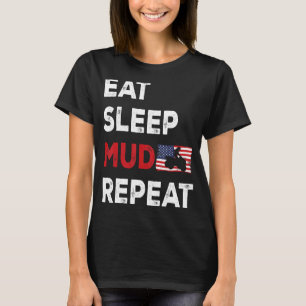Camiseta US Flag Quad ATV Coma lama de sono 1