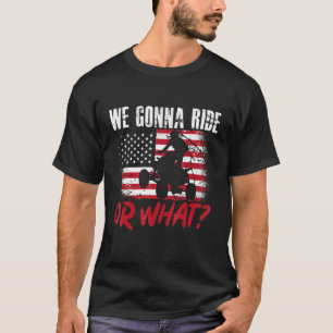 Camiseta US Flag Quad ATV Vamos Andar Ou O Que 1