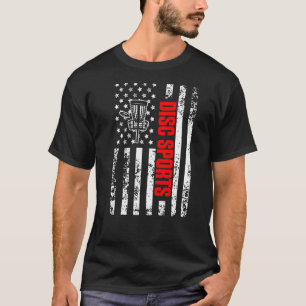 Camiseta US Flag Sports Patriótico Disc Golf Premiu