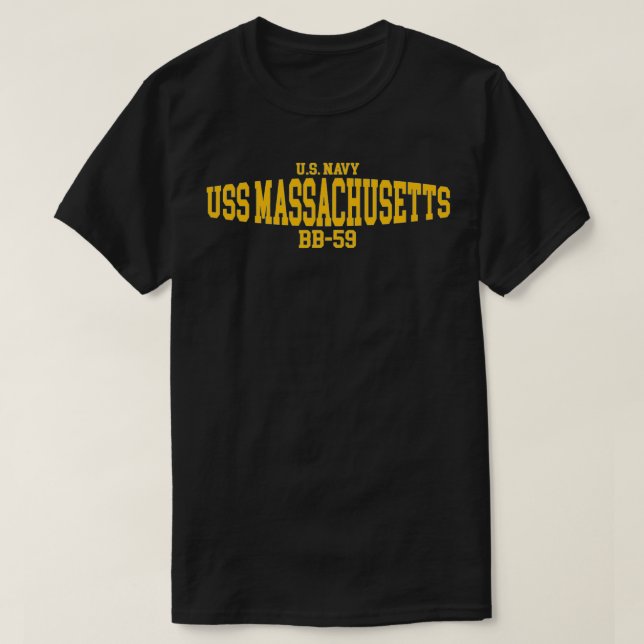 Camiseta US Massachusetts BB59 (Frente do Design)