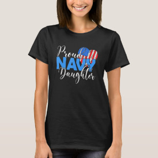 Camiseta US Na vy Orud, Filha Orgulhosa Nos EUA Na vy Daugh