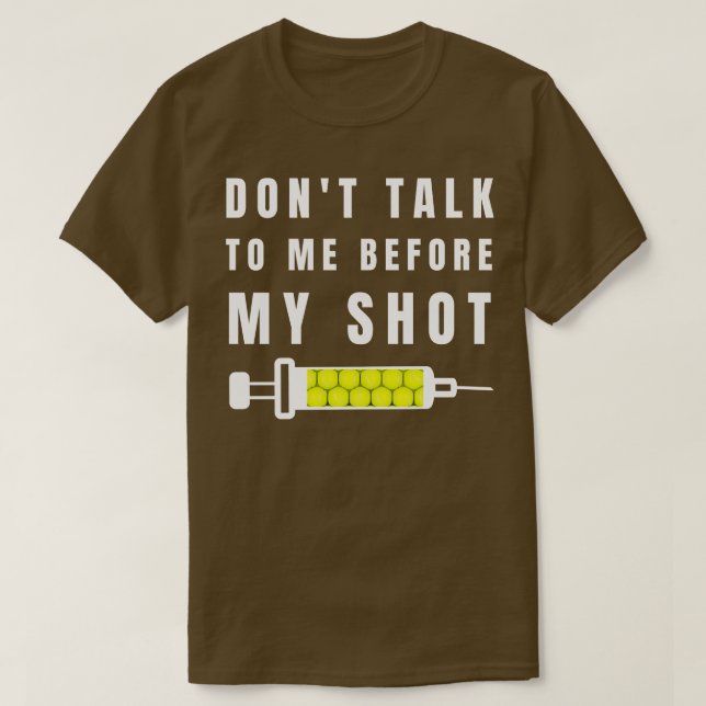 Camiseta US Open Não Fale Comigo Antes da Minha Foto 1 (Frente do Design)