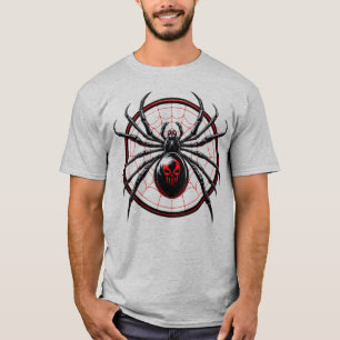 Camiseta US Spyder Ryders - Black Widow Teia Redonda Fronta