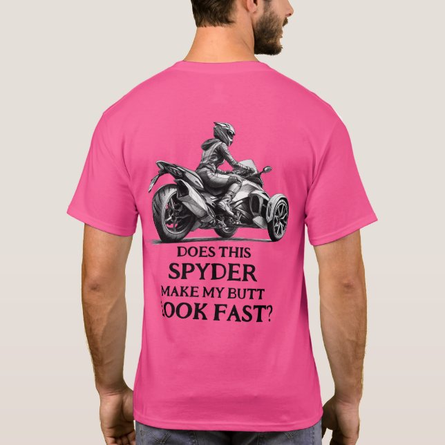 Camiseta US Spyder Ryders - Bunda Olha Rápido (Verso)