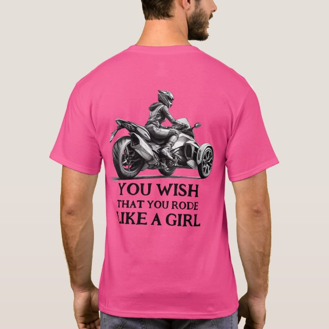 Camiseta US Spyder Ryders - Como Uma Garota (Verso)