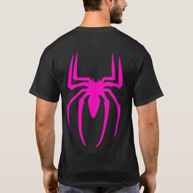 Camiseta US Spyder Ryders - Costa de Aranha Rosa (Verso)