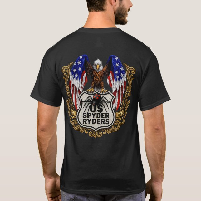 Camiseta US Spyder Ryders - Eagle 2s (Verso)