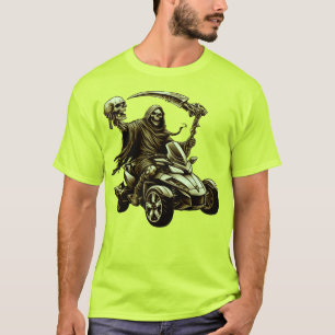 Camiseta US Spyder Ryders - Frente do Skeleton do crânio