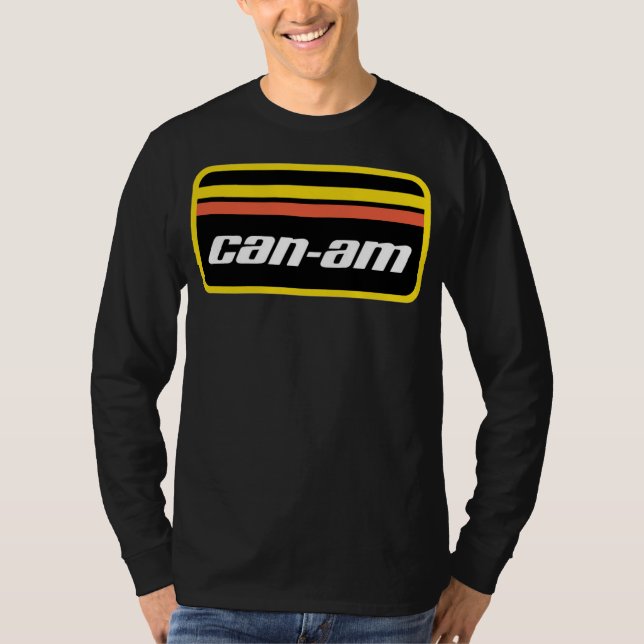 Camiseta US Spyder Ryders - Logotipo Retro Can-Am (Frente)
