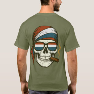 Camiseta US Spyder Ryders - Spyder Skull RWB Scarf Glass 2S