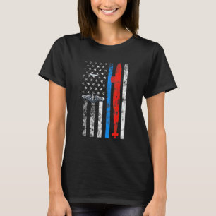 Camiseta US Subsea Silent Service Veteran American Flag
