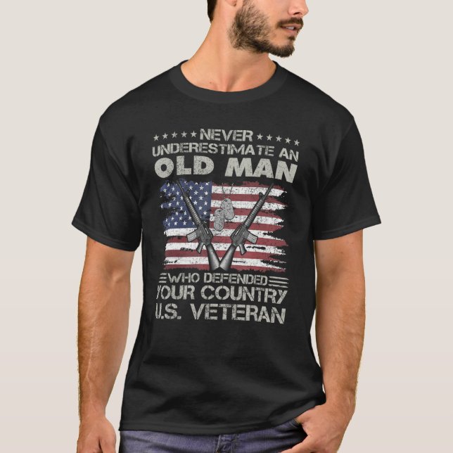 Camiseta US Veteran veterans day Us Patriot (Frente)