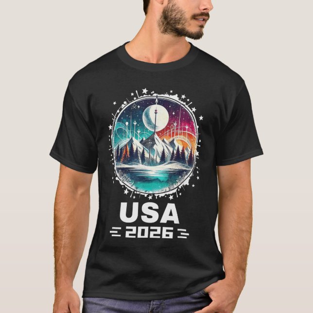 Camiseta USA 2026 Go United States Winter Sport USAeam 2026 (Frente)