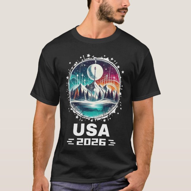 Camiseta USA 2026 Go United States Winter Sport USAeam 2026 (Frente)