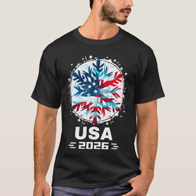 Camiseta USA 2026 Go United States Winter Sport USAeam 2026 (Frente)