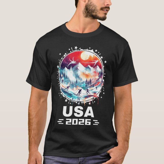 Camiseta USA 2026 Go United States Winter Sports USAeam 202 (Frente)