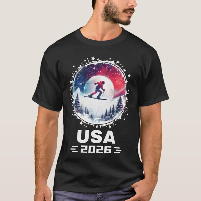 Camiseta USA 2026 Go United States Winter Sports USAeam 202 (Frente)