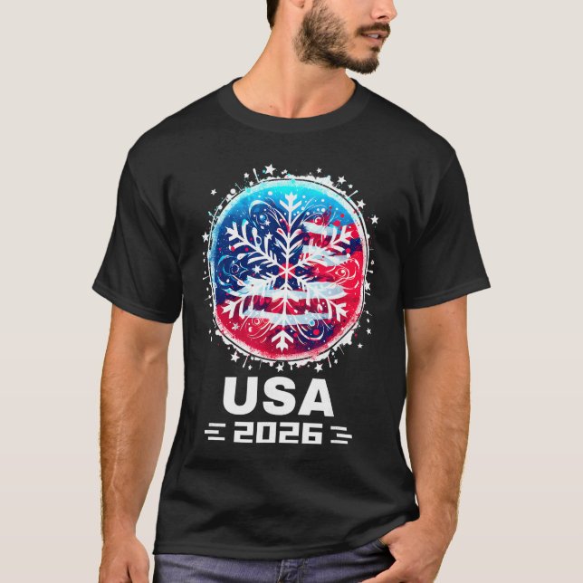 Camiseta USA 2026 Go United States Winter Sports USAeam 202 (Frente)